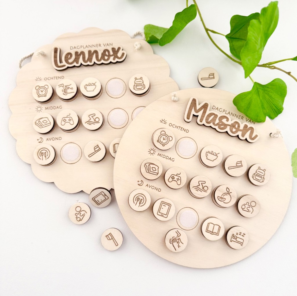 Symbolen op de dagplanner