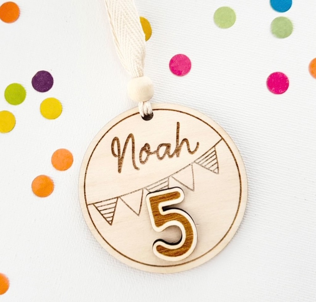 Verjaardagsketting rond